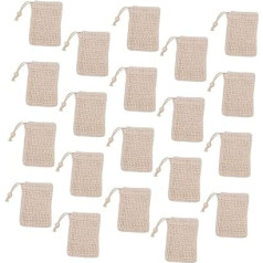 FRCOLOR 20St Seifenbeutel Peeling-Mesh Reinigungsschaumnetz Halter für Seifengitter Seifensparbeutel leinengardine leinentücher Peeling-Netze kleine Netztasche Bettwäsche aus Baumwolle