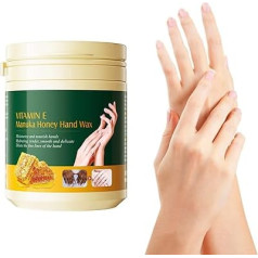 Воск для рук с медом и витамином Е, увлажняющий воск для рук, медовая отшелушивающая маска для рук, медовый пилинг для рук, увлажняющая пита