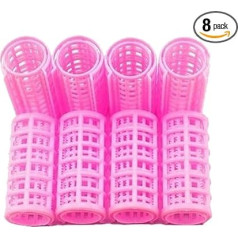 Пластиковые DIY ролики без нагрева бигуди для волос Зажимы для укладки парикмахер для длинных волос (упаковка из 8 штук)