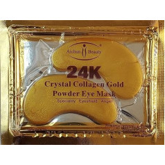 AICHUN BEAUTY 10/20/30/40/100 Пар Кристалл 24K Золото Порошок Гель Коллаген Глаз Маска Лист Патч Антивозрастной Мешки Удалить Темные Круги И Одутловатос