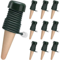 BYDOLL Selbstbewässernde Pflanzen-Bewässerungsstäbe, automatische Terrakotta-Pflanzenbewässerungsspikes für Innen- und Außenbereich, Zimmerpflanzen-Einsatz-Bewässerungsgeräte für den Urlaub,