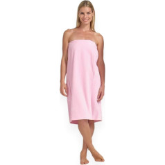 Boca Terry Women's Spa Wrap - 100% хлопковое полотенце для душа и фитнеса с завязками, полотенце для женщин, розовое, 6XL