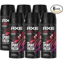 AXE Recharge Sport Fresh мужской дезодорант/спрей для тела упаковка из 6 х 150 мл