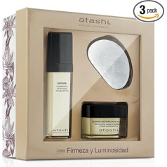 atashi Good Face Ritual Beauty Chest Illuminating Serum + Intense Moisturising Therapy + Takimochiii Stone 50 ml + 50 ml