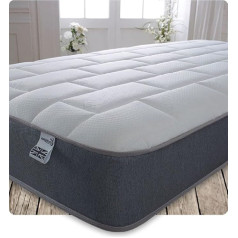 Starlight Beds Матрас 4ft6 Double Memory Foam Mattress - белый/серый
