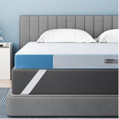 Bedstory Гелевый топпер 180 x 200 см, высота 10 см, матрас из гелевой пены, матрас H3 и H4 из холодного пенопласта, матрас для кровати, кровати на пружин