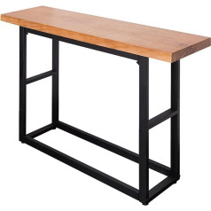 GVBJIUAXJM Деревянный стол-прилавок, высокий стол для кухни, тонкий диванный стол-консоль с металлическим каркасом для дивана, гостиной, прихож