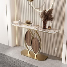 Stcery Консольный столик, узкий боковой столик за диваном, для прихожей, входа, офиса, коридора, кофейный столик за диваном, прочный металличес