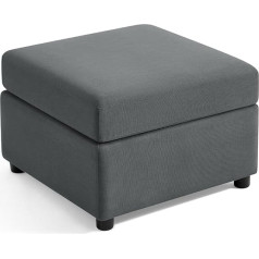 Linsy Home Модуль оттоманки для модульного секционного дивана с местом для хранения, съемные чехлы подушек и возможность машинной стирки, тран