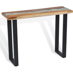 Ckioict Кофейный столик Прикроватный столик Диван Столик Консоль Столик Тик 100 x 35 x 75 см для гостиной Спальня Прихожая