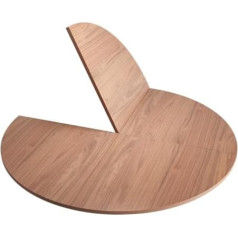 Большой, круглый складной стол, только столешница, деревянный обеденный стол без ножек, складная столешница в форме четверти круга для веч