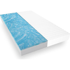 Mister Sandman Гелевый матрас 140x200, высококачественный матрас с гелевым топпером, матрас с дуо-ядром с чехлом из микрофибры, матрас с гелевой пено