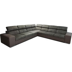 All4All Угловой диван Paloma 3a3 с функцией сна - Гостиный уголок в форме L 334 x 334 см - Большой диван XXL - Большой диван со спальным местом - Выбор цвета -