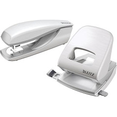 Leitz 50060004 Дырокол и Leitz 55620069 Степлер Nexxt Style (Арктический белый | Степлер + Дырокол)