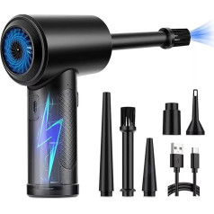 Воздуходувка для сжатого воздуха - сухой воздух для очистки электрических контактов ПК Электрическая клавиатура для компьютера - электрич