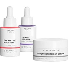 Age Perfect Set - Hyaluronic Boost Cream (50 мл), Eye Lifting Booster (30 мл) и Lifting Booster (30 мл) - Уход за нежной и гладкой кожей - Против темных кругов и отеков - Против морщин -
