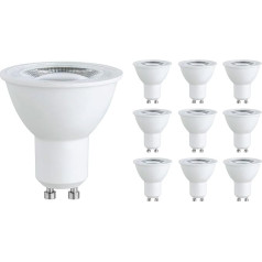 SEBSON GU10 LED теплый белый 2,5 Вт Класс энергоэффективности A Заменяет 50 Вт галогенную лампу 450 лм 90° Потолочный точечный светильник 230 В Диаметр в