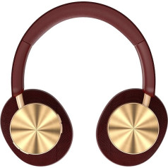 Беспроводные Bluetooth-наушники 5.3 On-Ear Наушники Беспроводные Ушные Bluetooth Наушники Шумоподавление Бас Стерео Звук Мощный 40H Красный