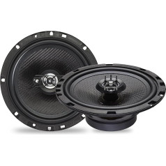 Caliber Car Speaker Set 120 W - Комплект из 2 автомобильных динамиков - Диаметр 16,5 см - Коаксиальная двухполосная акустика - 30 мм твитер с майларовым купол