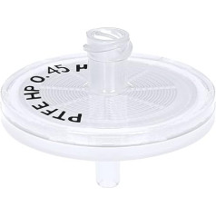 GVS Filter Technology, шприцевой фильтр, ABLUO, 33 мм, мембрана PTFE HP, 0,45 мкм, корпус PP, 100/шт
