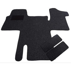 MERTEX Автомобильный коврик Premium Anthracite Mottled 34813-P-A (черный, коврик в кабину с 2 входными ковриками)
