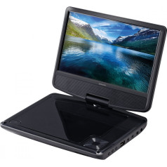 Портативный dvd-плеер, spv 2920 черный, 9 дюймов tft lcd поворотный