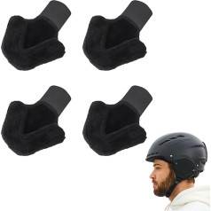 GUTERTOP 2 пары ушных грелок для велосипедного шлема, велосипедные наушники, ветрозащитные муфты, мягкие на ушах и не теплые, не пропускают вете