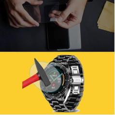EnWi 2 x Очень жесткая 9H защитная пленка для экрана LIGE Smart Watch Men 2021 BW0220A-ASD-DE1, ASD1290A, BW1846A, G-Sport 1,43 дюйма модель 2023 DF-EF3-C-DE-SXT