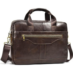 newsbirds 15.6 дюймов мужская сумка для ноутбука кожаный портфель плечо сумка сумка для мужчин бизнес сумка ноутбук сумка мужская офисная сумка, 
