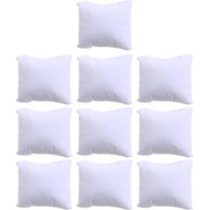 Haveratio Упаковка из 10 бархатных подушек для часов-браслетов Маленькая разноцветная бархатная подушка Подушка-органайзер для ювелирных брас