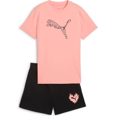 Комплект трикотажных костюмов PUMA для девочек Flaming Love Tee и Shorts Set G (в упаковке 1)