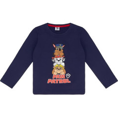 PAW PATROL Пуловер С Длинным Рукавом Мальчики Рубашка Топ Sweatshirt Топ С Длинным Рукавом T-Shirt Хлопок Чейз Маршалл Rubble Собаки