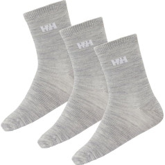 Helly Hansen Детские шерстяные базовые носки унисекс в упаковке из 3 штук