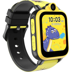 IOWODO Smartwatch Детские 2G SIM с играми Функция вызова SOS Камера Музыка Шагомер Факел Будильник Детские умные часы Звонок Подарок для мальчиков и де