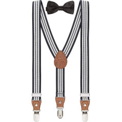 BomGuard Набор брекетов и галстуков для младенцев, малышей и детей для возраста примерно от 7 месяцев до 3 лет