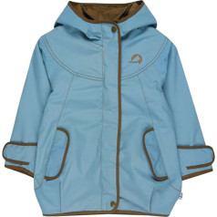 Finkid Lokki smokeblue capers zip in girls' outdoor parka