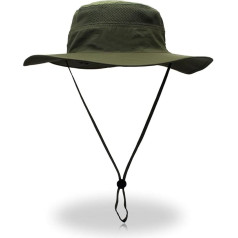 YR.Lover Sonnenhut Herren Damen Sommer Outdoor Hut, Sonnenhut Männer UV Schutz, Fischerhut Unisex Faltbar Atmungsaktiv, Wanderhut