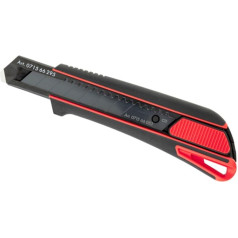 Würth 2K 071566295 Нож хозяйственный 18 мм с 3 отщелкивающимися лезвиями чрезвычайно острый черный