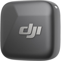 DJI Mic Mini Transmitter (Infinity Black), ультралегкий, детальное аудио, OsmoAudio, шумоподавление, беспроводной микрофон для камеры/iPhone/Android, влог, стриминг