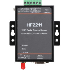 Hf2211 Сервер последовательных устройств Rs232 / 485/422 к WiFi Ethernet DTU модуль связи коротких сообщений поддержка последовательных 5-36VDC устройств пер