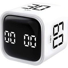 Milgeo Гравитационный таймер, таймер Pomodoro, инструмент управления временем, куб времени для СДВГ, работы, офиса, учебы, задач, детей, кулинарии, 