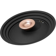 Универсальная крышка для кастрюли Meyer Accent, малая, 16 см/18 см/20 см, крышка из нержавеющей стали с ручкой Stay Cool, прочная и штабелируемая, безопас