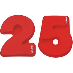 Большой силиконовый номер 25 торт олово плесень 25-й серебряной свадьбы юбилей день рождения 2 5