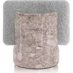 Radicaln Мраморный держатель для губки, океанический, 3,5 дюйма Подставка для губки ручной работы для кухни, украшение дома с держателем для губ