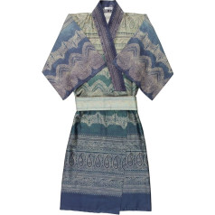 Кимоно Bassetti Brunelleschi V4 атласное зеленое размер L-XL