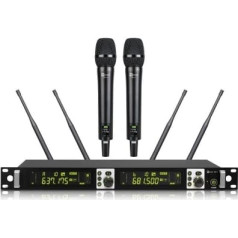 Беспроводной комплект с двумя ручными микрофонами wm 2h