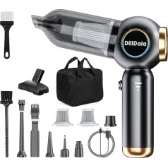 Ручной пылесос аккумулятор, автомобильный пылесос сильный, 22000PA ручной пылесос беспроводной, 3-скоростной 220000 об/мин электрический пылесос