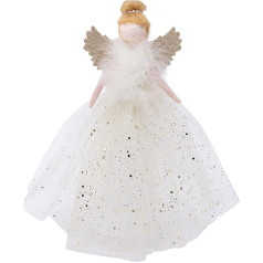 Большой золотой яркий ангел рождественский топпер Joy To The World Ангел Рождества Праздничное украшение рождественской елки GB05937