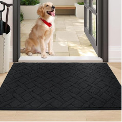 COSY HOMEER Dirt Trapper Mat Indoor 80 x 120 см, Моющийся коврик для пола, нескользящий коврик, впитывающий грязь коврик для задней двери, входа, прихожей, кухн