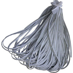 Серебряная светоотражающая полоса ткани Piping Sew On 20 м